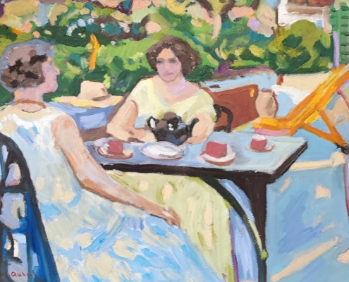 Maurice-Aubret-Conversation-au-jardin